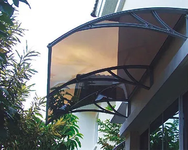 фото Козырьки из поликарбоната Кровент (Krovent), Конопус (CANOPY)