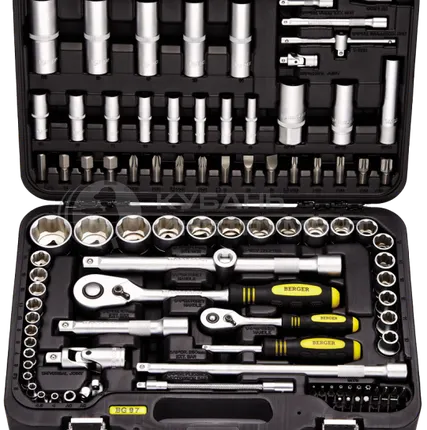 Фото №0 Набор инструментов BERGER BG0971214 Универсальный 97пр. BERGER BG0971214 Ун
в