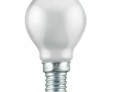 фото Лампа накаливания FAVOR P45 40W E14 FR (ДШМТ 230-40 E14) шарик матовый