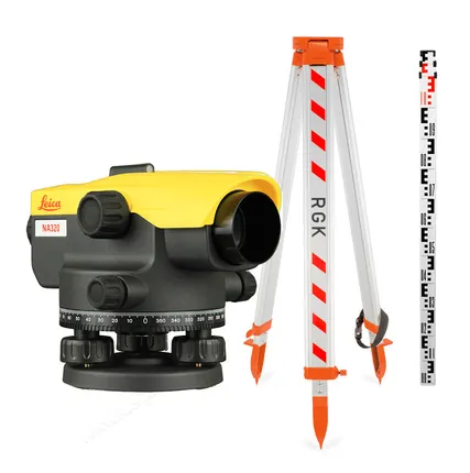 Фото №0 Комплект оптический нивелир Leica NA 320 штатив рейка - 3 в 1 с поверкой
