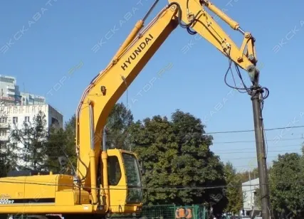 Фото №0 Аренда колесного экскаватора Hyundai R200W-7, Домодедово