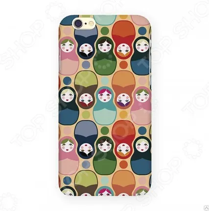 Фото №0 Чехол для iPhone 6 Mitya Veselkov «Матрешки»
