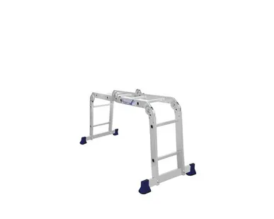 фото Лестница алюминиевая шарнирная