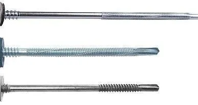 фото Саморез 5.5х190 оцинкованный со сверлом 12 мм