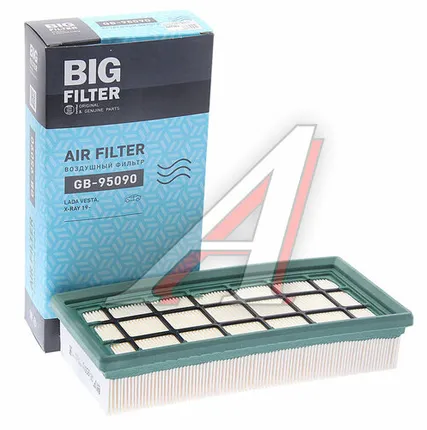 Фото №0 Фильтр воздушный ЛАДА Vesta,X-Ray RENAULT Duster (19-) BIG FILTER