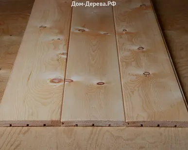 фото Вагонка кедр Ш 4000х149(140)х15 сорт ВС (в уп.8 шт.)