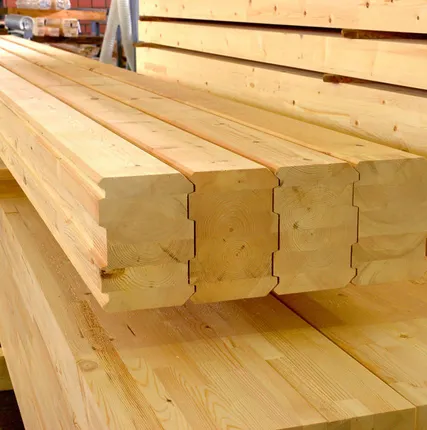 Фото №0 Клееный профилированный брус.