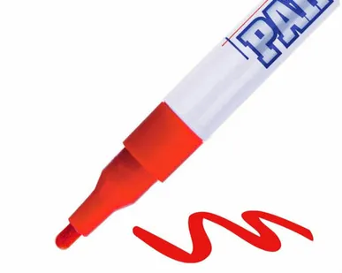 фото Маркер-краска MunHwa "Slim" красная, 2мм, нитро-основа