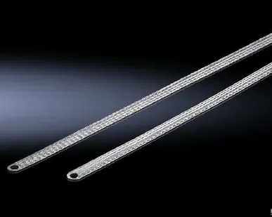 фото Заземлитель плоский ленточный М6 200мм сеч.10мм2 (10шт) 2412210 Rittal