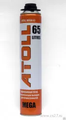 Фото №0 Пена проф. монтажная ATTOLL Mega 65 PRO, всесезонная 850 мл