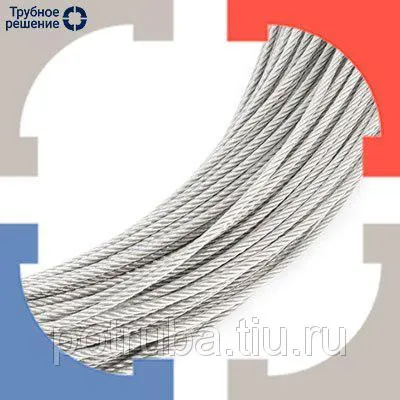 Фото №0 Стальной канат (трос) 15 мм ТУ 14-173-6-2007 ПДП МС смазка А1