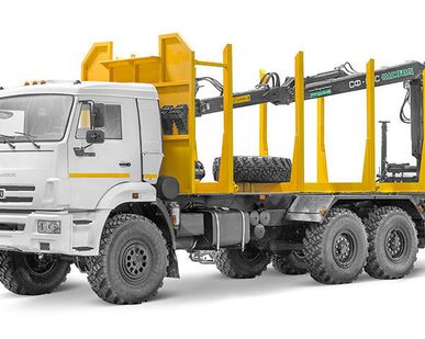 фото Сортиментовоз СФ65С на шасси КАМАЗ 43118