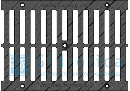 Фото №0 Решетка Standart РВ -30.37.50 - щелевая чугунная ВЧ DN300
