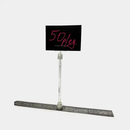 Фото №0 Магнитный ценникодержатель Н-100 мм с меловой табличкой А8