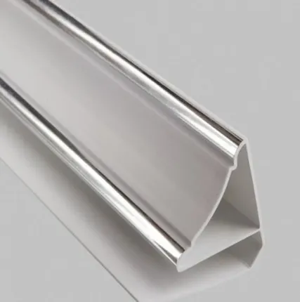 Фото №0 Профиль - Плинтус для панелей и вагонки ПВХ