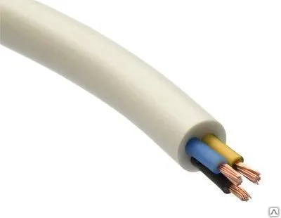 Фото №0 Провод ПВС 2х0,75мм2, белый (1п.м.)