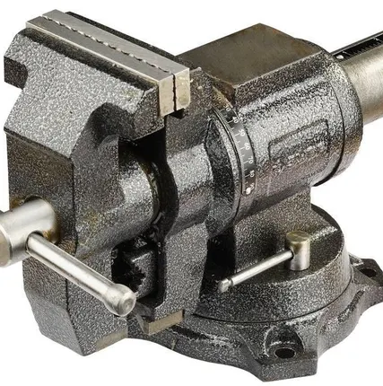 Фото №0 Тиски ЗУБР ЭКСПЕРТ слесарные, с поворотом в двух плоскостях, 100мм