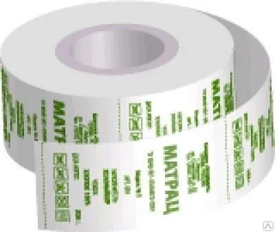 Фото №0 Этикетка нейлон 110 х 50 метров (белый), D 40 мм (марка NT 336)