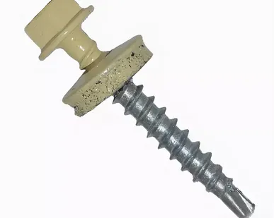 фото Саморез кровельный 4,8*35 RAL 1014 (слоновая кость)