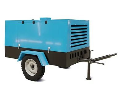 фото Дизельный винтовой компрессор на шасси Dali DLCY-11/10F-Y (YUCHAI)