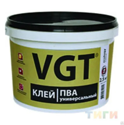Фото №0 Клей ПВА Универсальный "ВГТ" 10кг