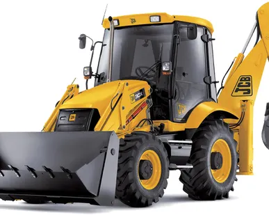 фото Аренда экскаватора погрузчика JCB 3 CX для уборки снега