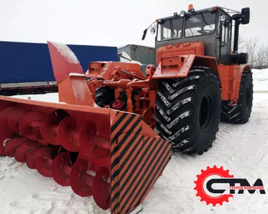 фото Трактор Кировец К-700 снегоочиститель шнекоротор