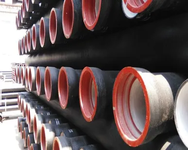 фото Труба ВЧШГ Ду 150 мм "Тайтон" с внутренним ЦПП и наружным лаковым покрытием