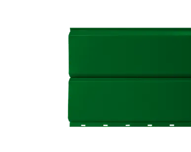 фото Сайдинг Кровля Сервис Брусnika Зеленый лист 0,45 мм Полиэстер