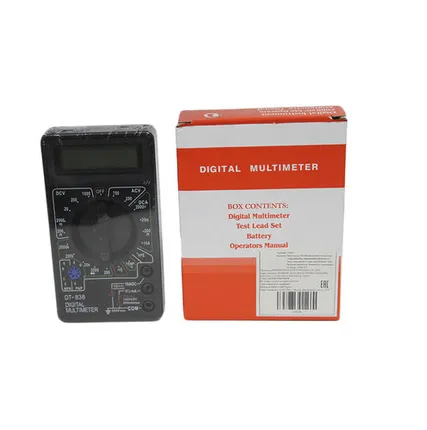 Фото №0 Автоаксессуары Fire Tiger Мультиметр цифровой DT-838 (арт.D7025)