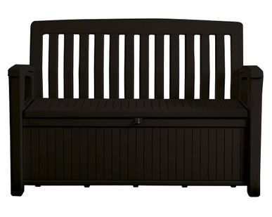 фото Сундук-скамейка PATIO BENCH коричневый