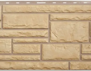фото Фасадная панель Камень (жёлтый)