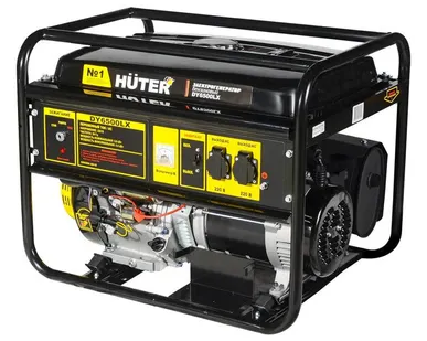 фото Электрогенератор Huter DY6500LX электростартер 64/1/7