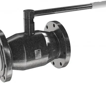 Фото №0 Кран шаровой ALSO КШФ Ду125 Ру 1,6 МПа из ст.20, рукоятка L350