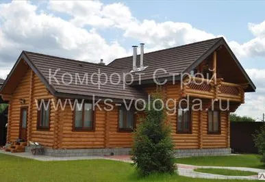 фото Оцилиндрованное бревно