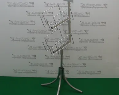 фото Стойка для прессы формат А4 двухярусная (лоток), L=1260мм