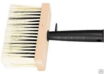 фото Кисть-макловица 170х70мм искусственная щетина, дерев.корпус, пластмас.ручка