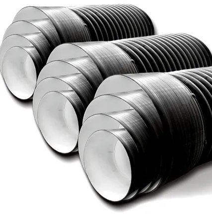 Фото №0 Труба двустенная гофрированная 110мм, SN6, перф. с фильтром