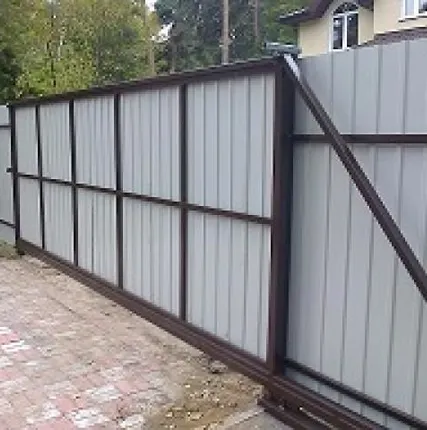 Фото №0 Откатные ворота "Alutech"- 4,0м