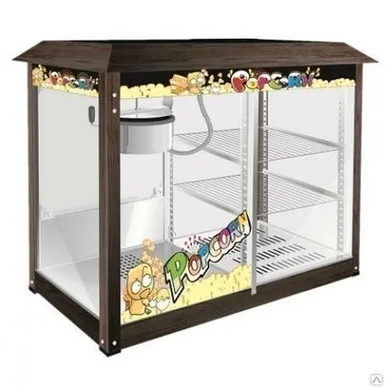 Фото №0 Аппарат для приготовления попкорна VBG-897 (AR) с витриной