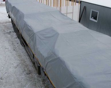 фото Тент-укрытие ткань прорезиненная с 2-х сторон с кольцами 5х10 8х10 9х8 геом