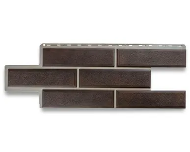 фото Фасадная панель (АП) "КАМЕНЬ Венецианский (коричневый) 1250*450 мм (раб.размер 1000*430)