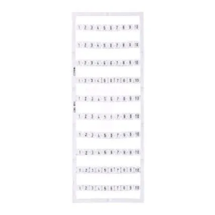 Фото №0 Маркировка мини WSB: A; B; P; N; PE; PEN; L1; L2; L3; Заземл.