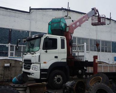 фото Грузовик с манипулятором Hyundai Gold, оригинал 2011 г.