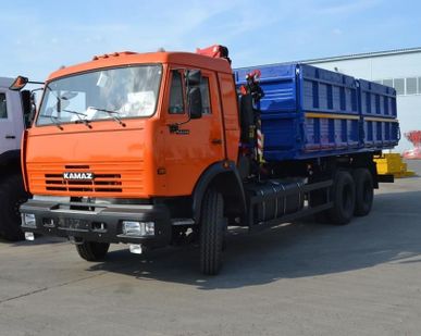 фото САМОСВАЛ КАМАЗ 65115-19 с КМУ FASSI F80А.22 (кузов 45144)
в