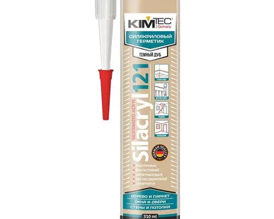 фото KIM TEC Герметик Silacryl 121 темный дуб 310мл (02-04-74)