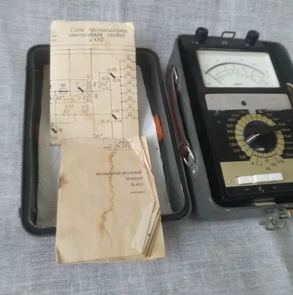 Фото №1 Мультиметр. Цешка. Ц 4312. СССР.