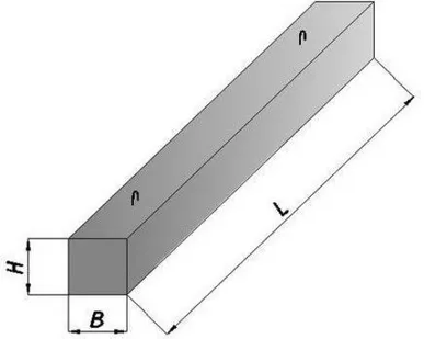 фото Перемычка железобетонная брусковая 3ПБ34-4-п