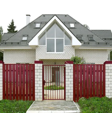 Фото №0 Штакетник Прямоугольный 0,5 Velur RAL 9005 черный (1,65м)