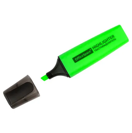 Фото №0 Текстмаркер ОФФИС СПЭЙС 1-5 мм зеленый (H_16445)